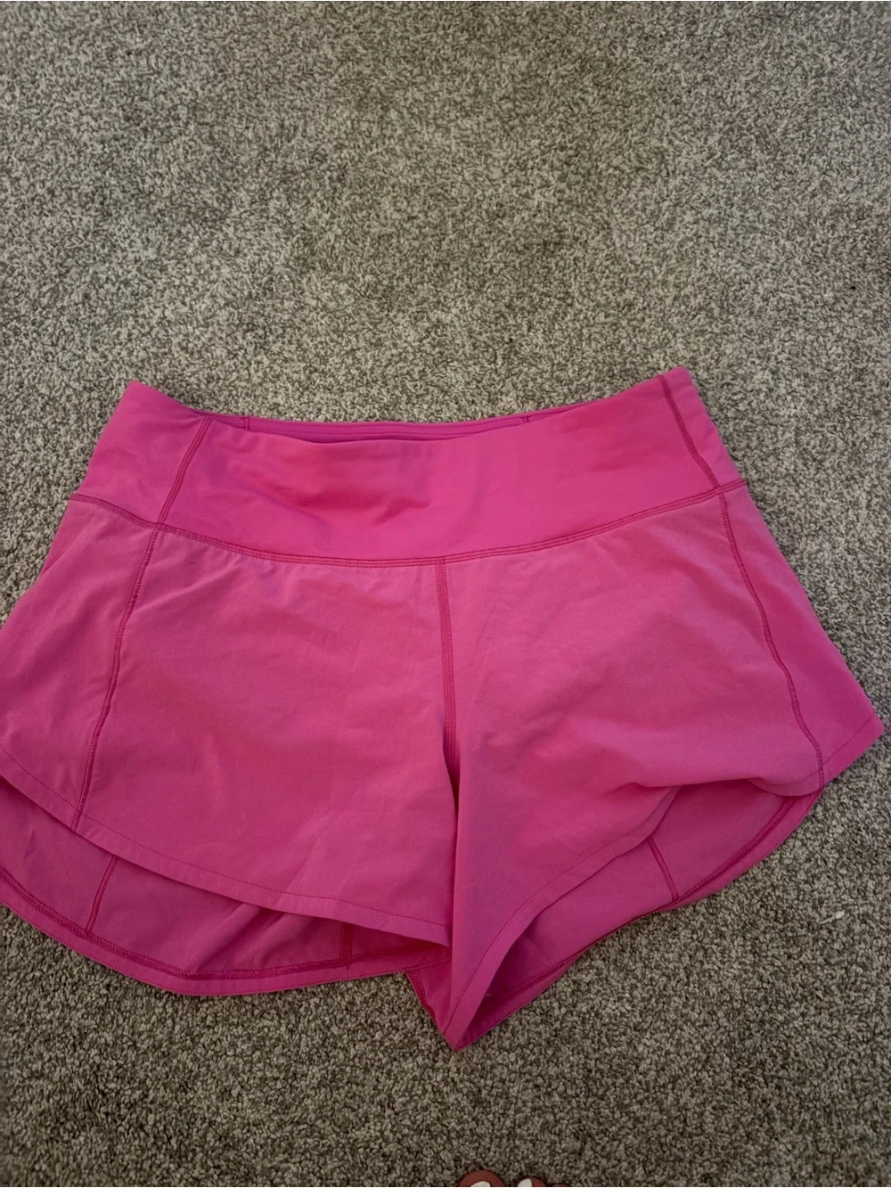 lululemon athletica Hot Pink Athletic Skort with Built-in Shorts